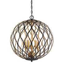 Minka-Lavery 2405-680 - Gilded Glam - 5 Light Pendant