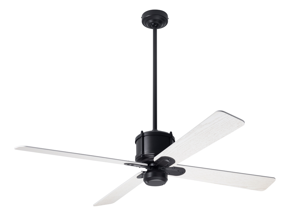 Industry DC Fan; Dark Bronze Finish; 50" Whitewash Blades; No Light; Wall Control