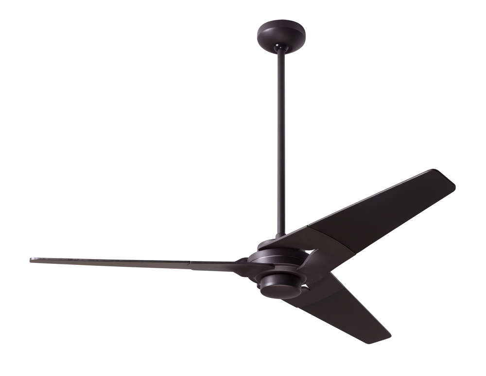 Torsion Fan; Dark Bronze Finish; 52" Graywash Blades; No Light; Fan Speed Control