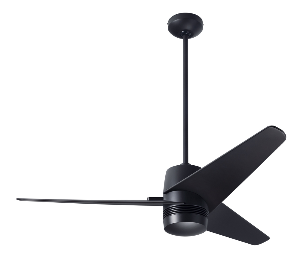 Velo DC Fan; Dark Bronze Finish; 48" Dark Blades; No Light; Wall/Remote Combo Control