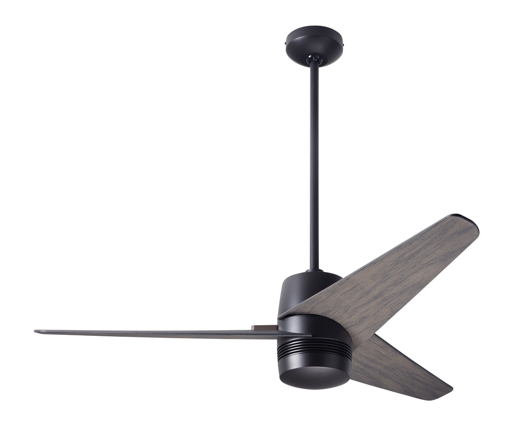 Velo DC Fan; Dark Bronze Finish; 48" Graywash Blades; No Light; Wall/Remote Combo Control