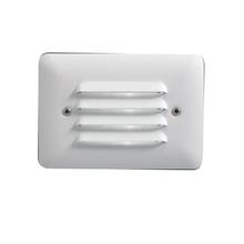 Kichler 15782WHT27R - 2700K Louvered LED Mini Step Light in Textured White