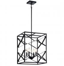 Kichler 52141BK - Sevan™ 4 Light Foyer Pendant Black