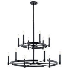 Kichler 52428BK - Chandelier 12Lt