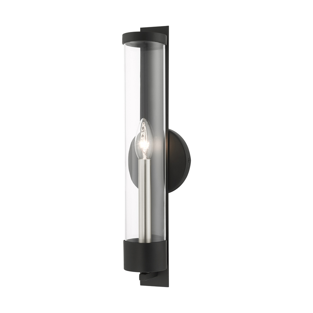 1 Lt Black ADA Single Sconce