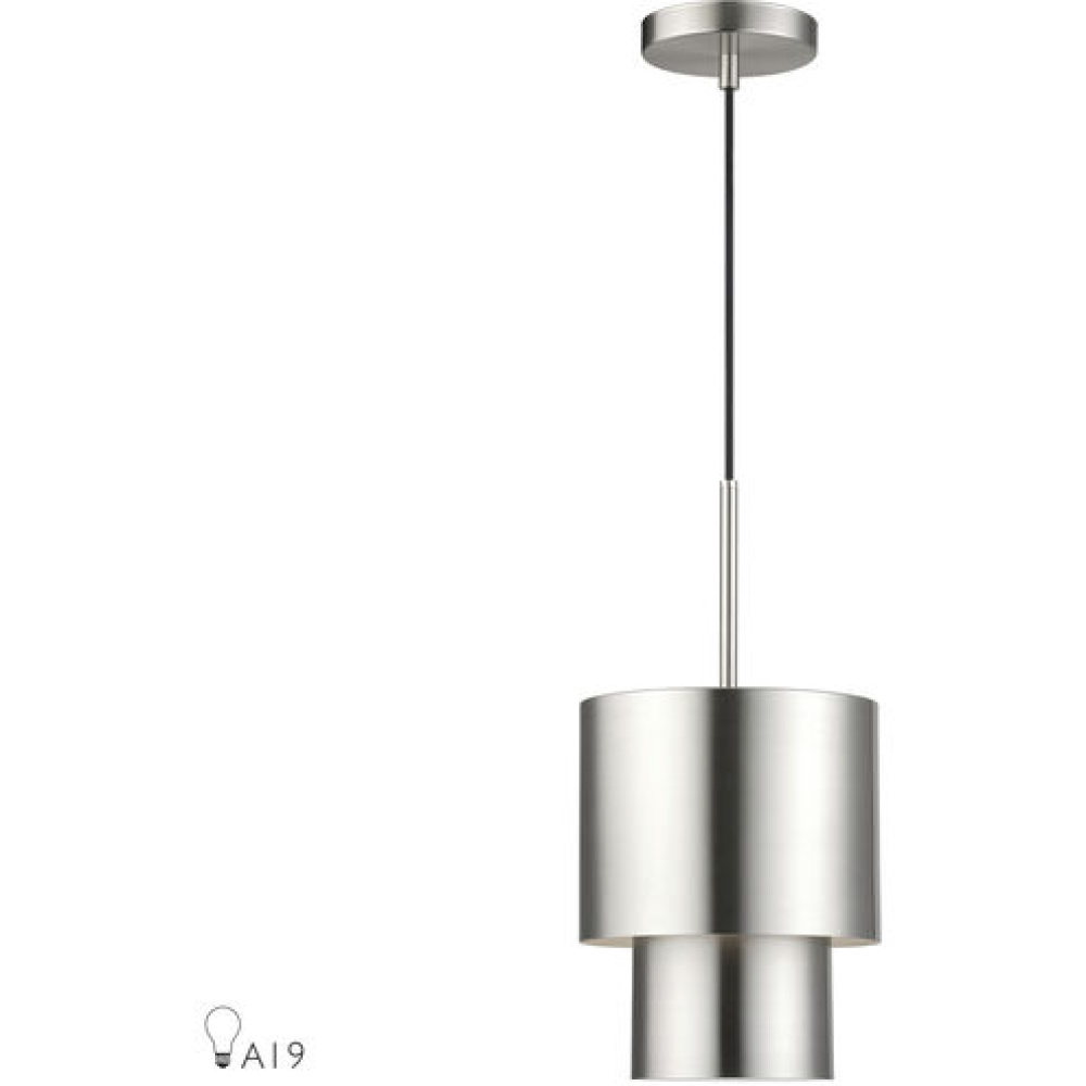 1 Light Black Mini Pendant