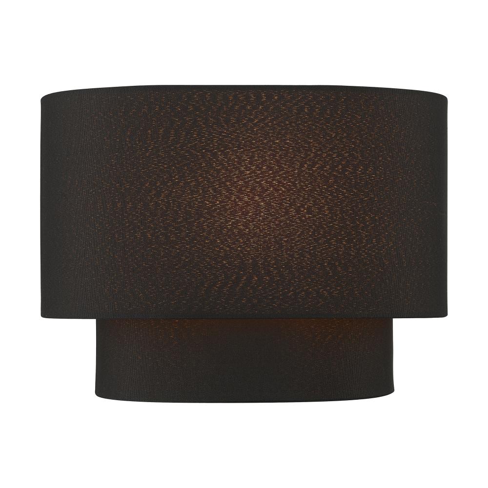 1 Light Black ADA Sconce