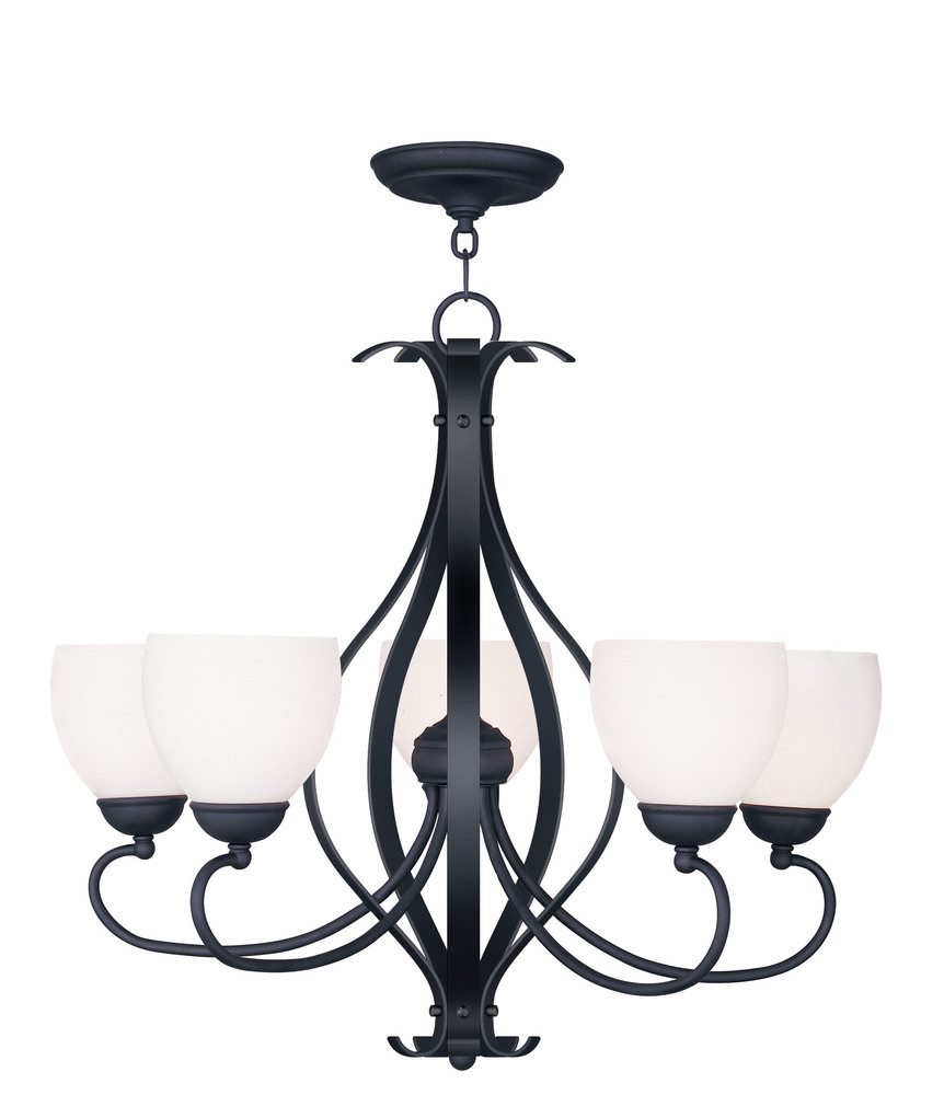 5 Light Black Chandelier