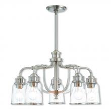 Livex Lighting 40025-91 - 5 Lt BN Dinette Chandelier