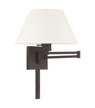 Livex Lighting 40038-07 - 1 Lt Bronze Swing Arm Wall Lamp