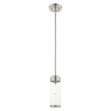 Livex Lighting 40470-91 - 1 Lt Brushed Nickel Mini Pendant