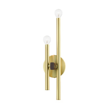 Livex Lighting 49342-12 - 2 Lt Satin Brass  ADA Double Sconce