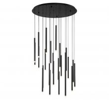 Lib & Co. US 10145-02 - Amalfi, 25 Light Round LED Chandelier, Matte Black