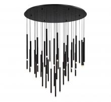 Lib & Co. US 10147-02 - Amalfi, 44 Light Round LED Chandelier, Matte Black