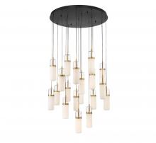 Lib & Co. US 10223-02 - Verona, 19 Light Round LED Chandelier, Matte Black