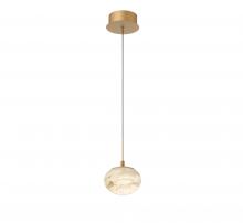 Lib & Co. US 12119-030 - Calcolo, 1 Light LED Pendant, Painted Antique Brass