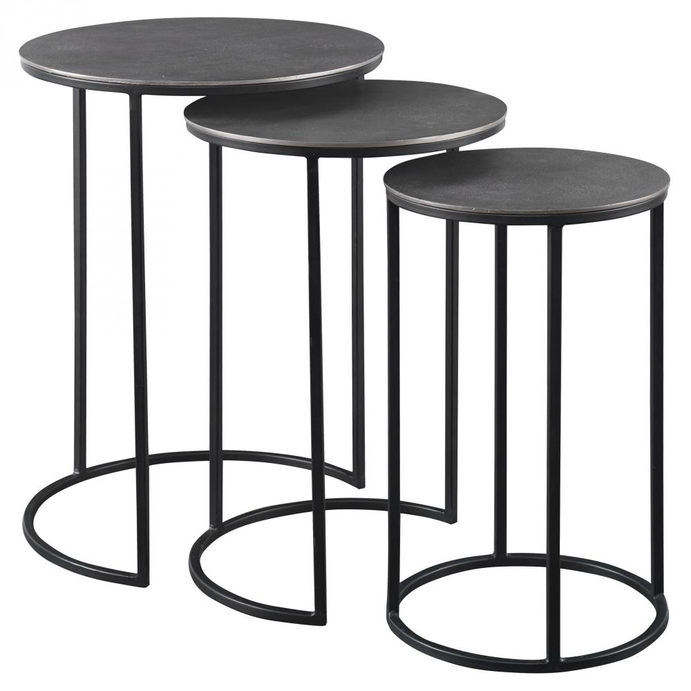 Uttermost Erik Metal Nesting Tables, S/3