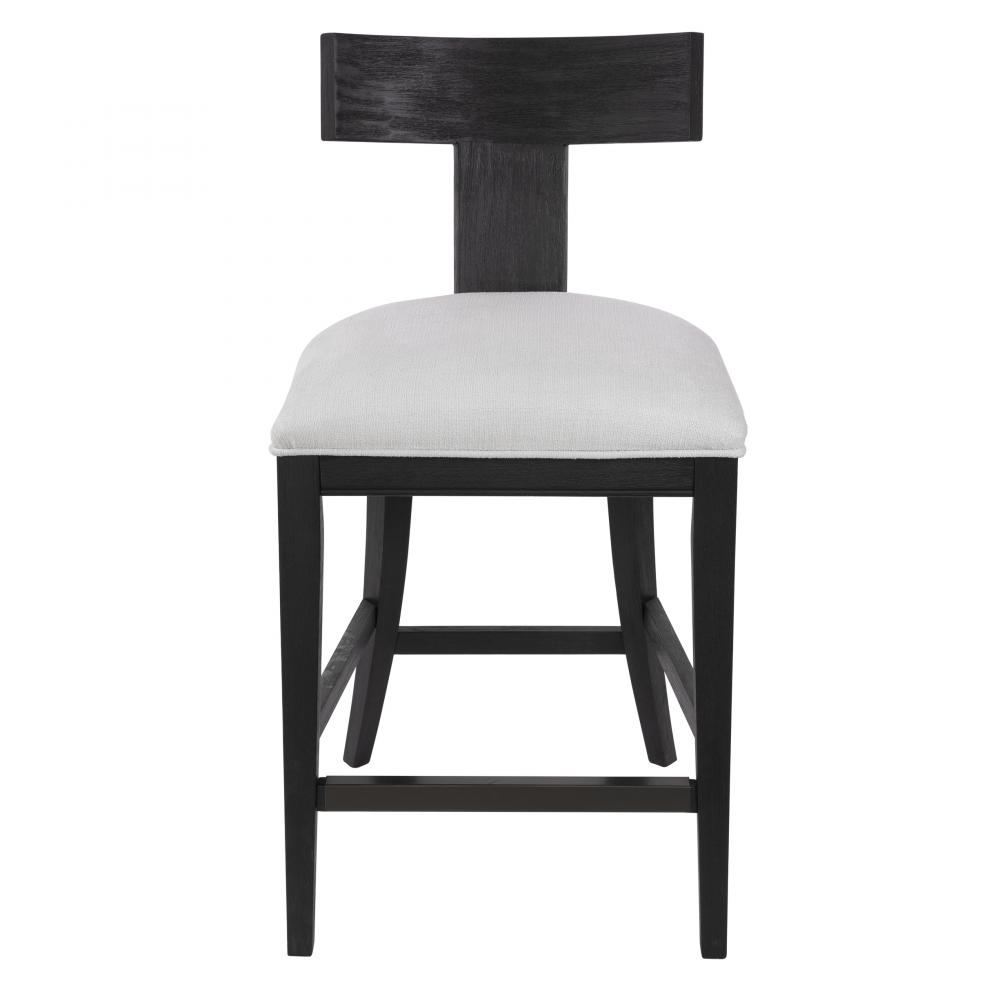 Uttermost Idris Counter Stool, Charcoal