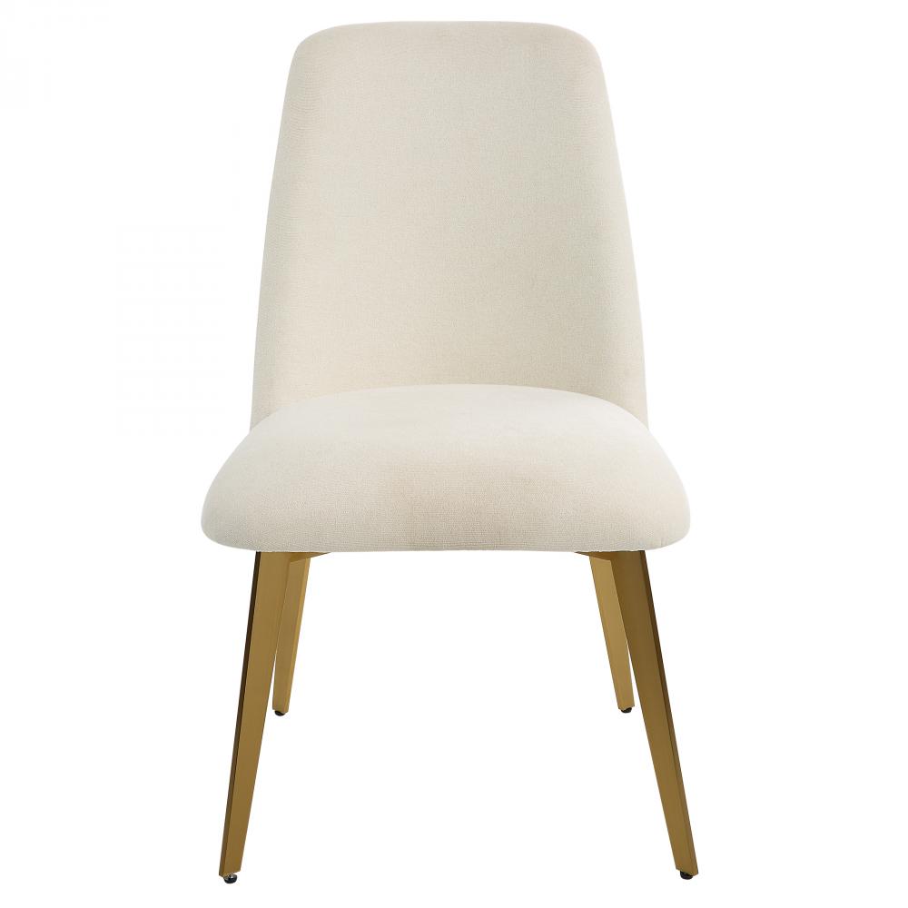 Vantage Off White Fabric Dining Chair