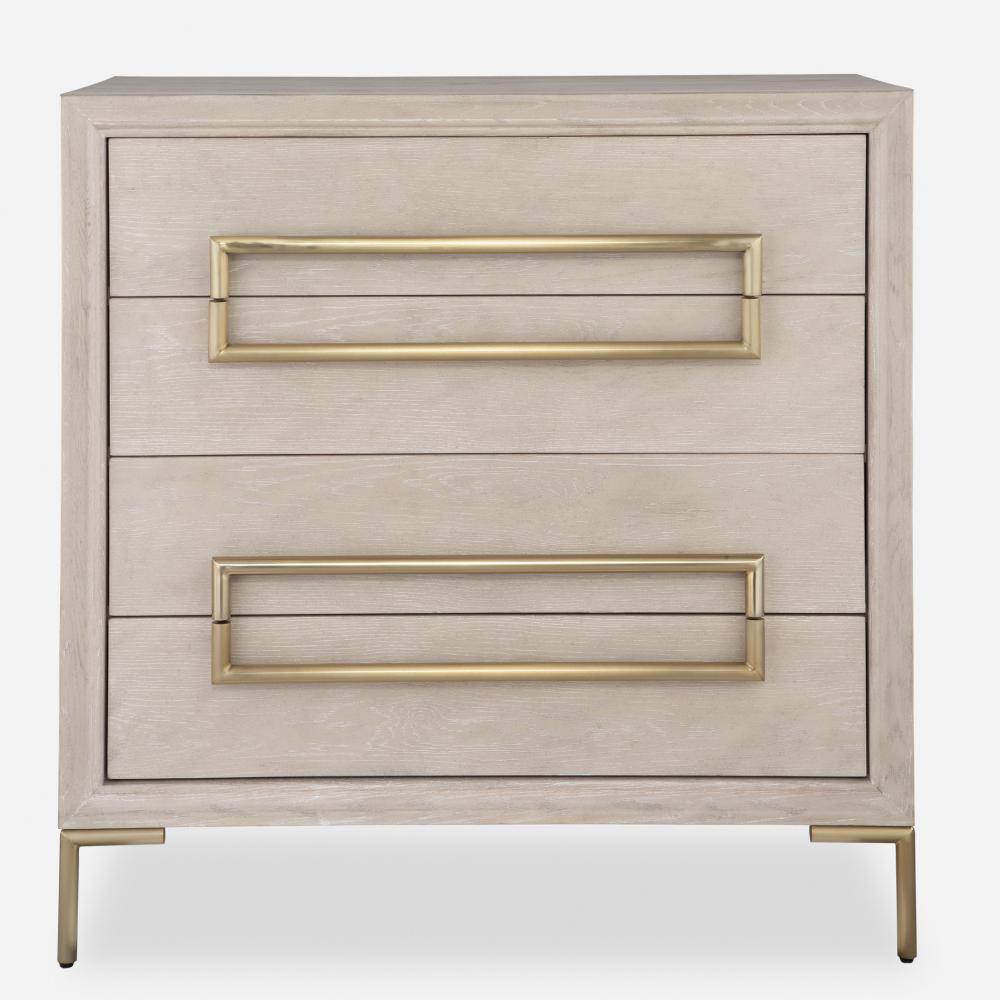 Uttermost Alessia Light Oak Accent Chest