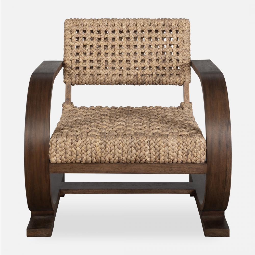 Uttermost Rehema Accent Chair, Walnut