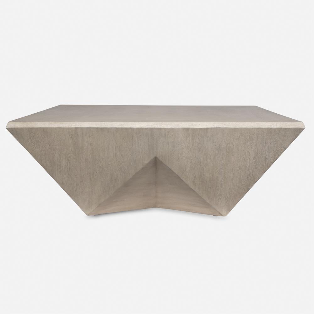 Uttermost Collins Modern Light Gray Coffee Table