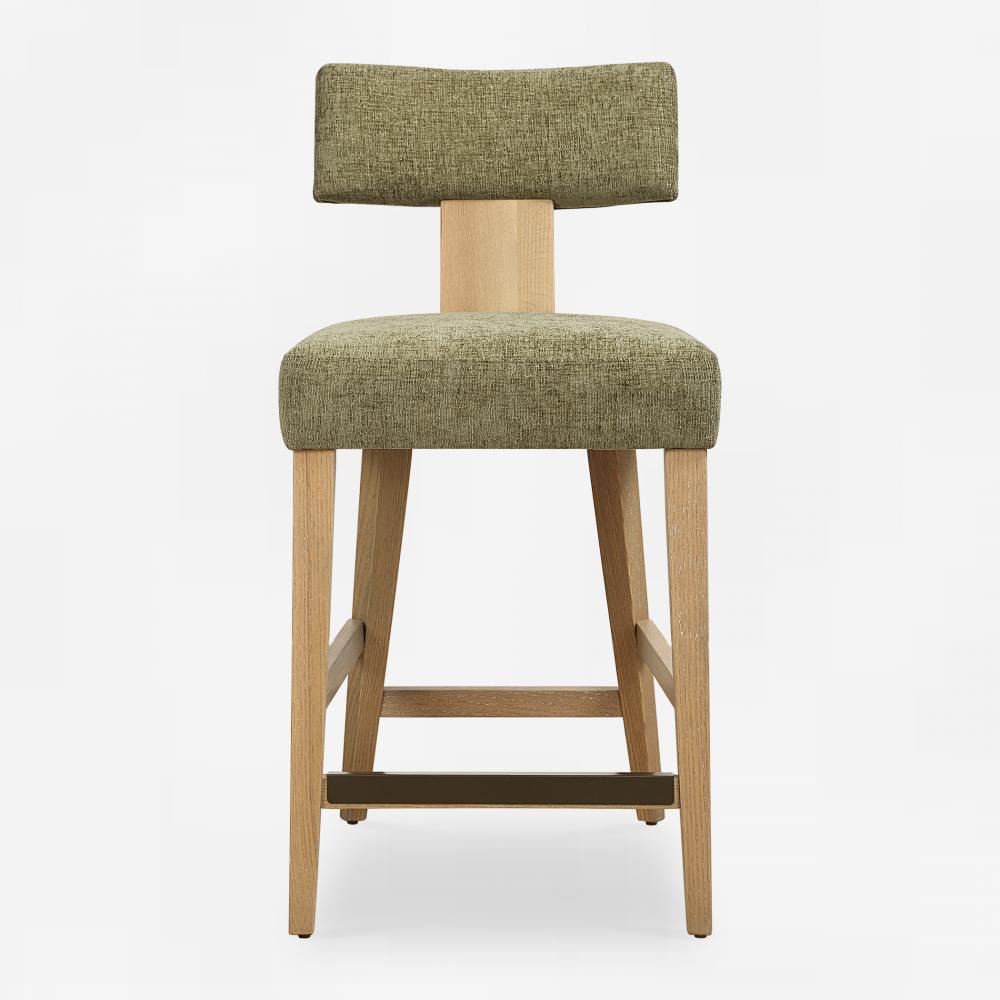 Uttermost Elysian Counter Stool, Moss