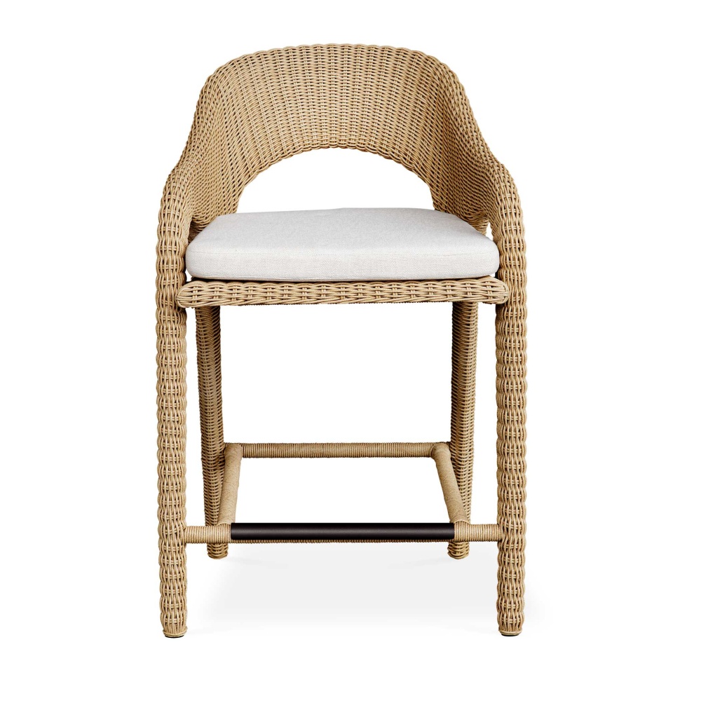 Uttermost Kavali Outdoor Wicker Counter Stool