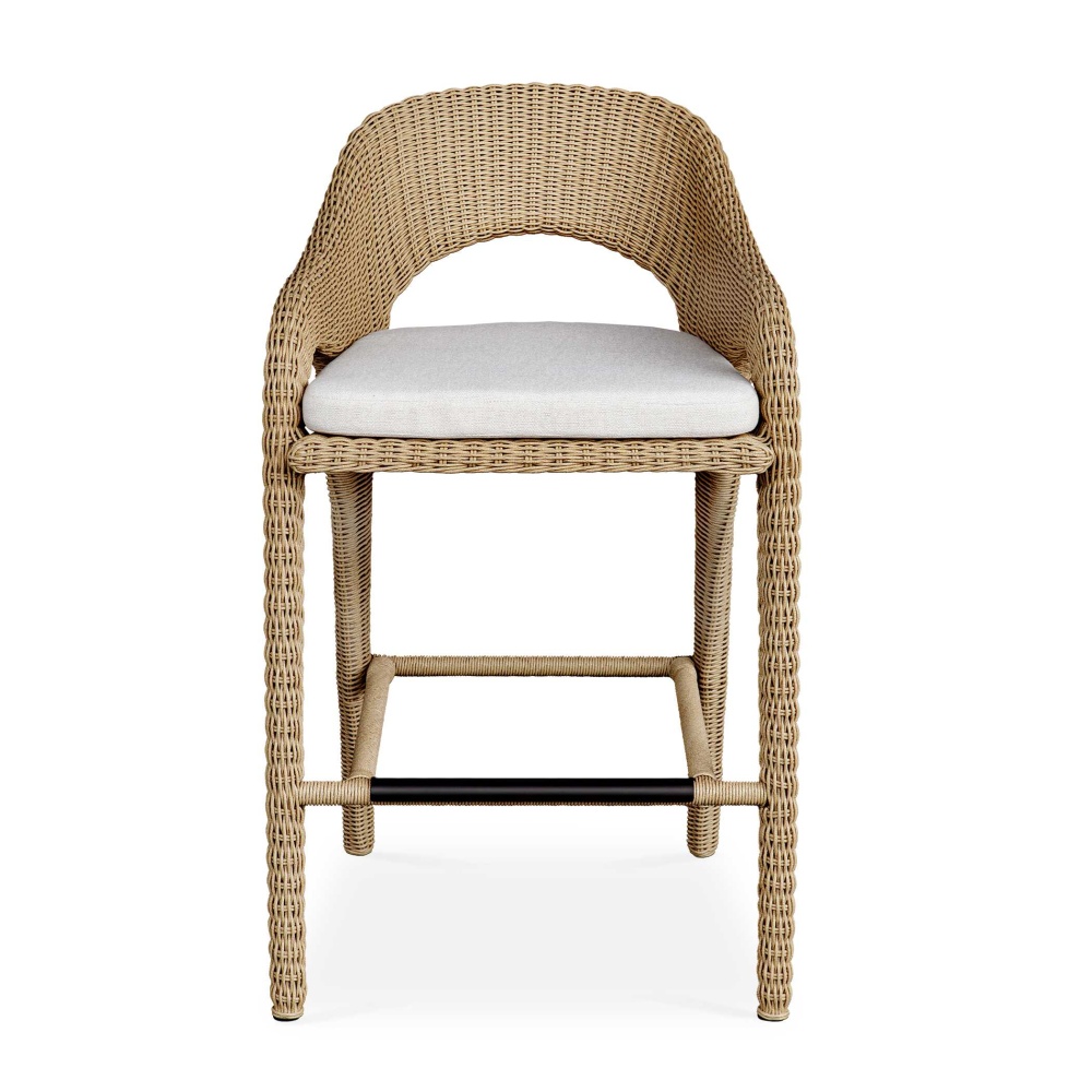 Uttermost Kavali Outdoor Wicker Barstool