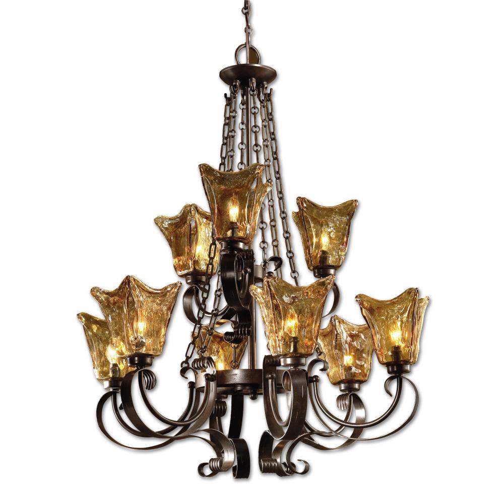 Uttermost Vetraio, 9 Lt. Chandelier