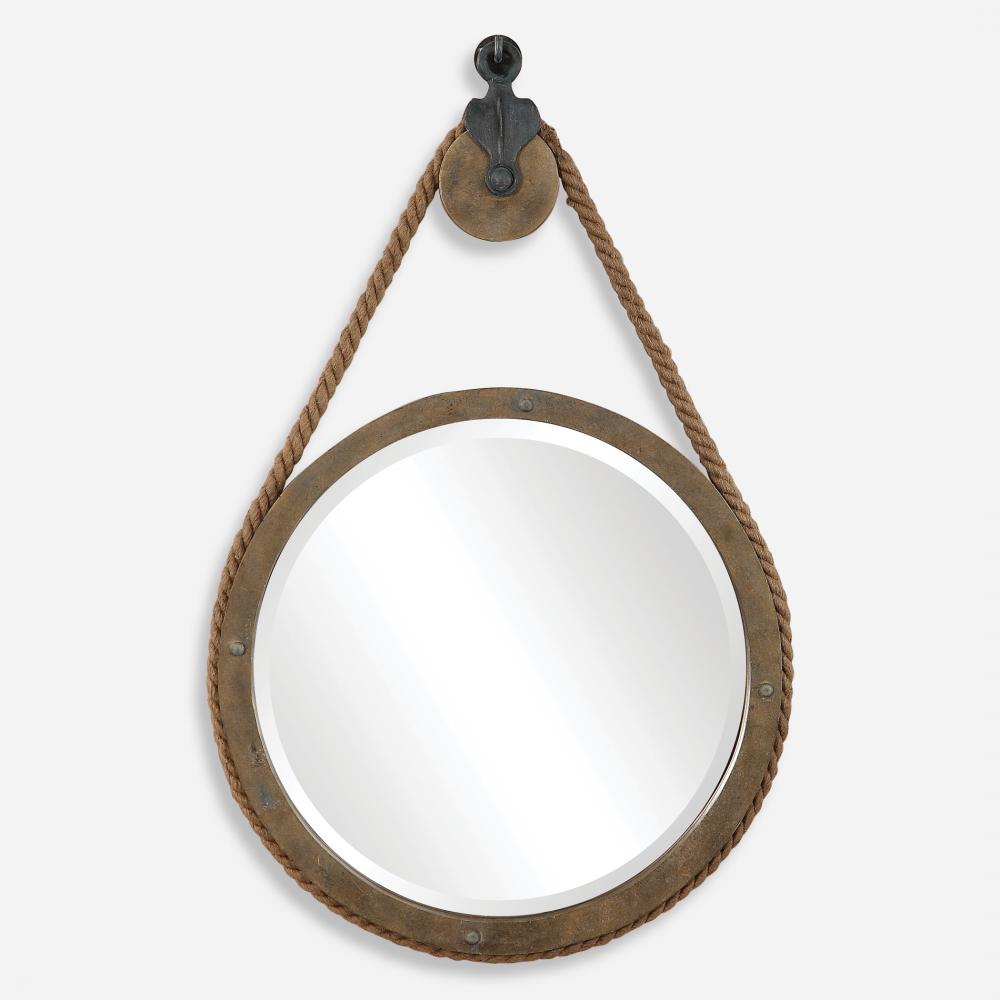 Melton Round Pulley Mirror