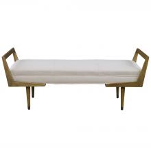 Uttermost 23592 - Uttermost Waylon Bench, Ivory