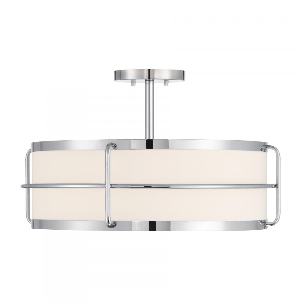 Chauncey 4-Light Ceiling Light in Chrome