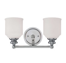 Savoy House 8-6836-2-11 - Melrose 2-Light Bathroom Vanity Light in Polished Chrome