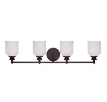 Savoy House 8-6836-4-13 - Melrose 4-Light Bathroom Vanity Light in English Bronze