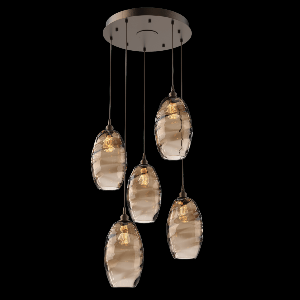 Ellisse Round 5pc Multi-Pendant