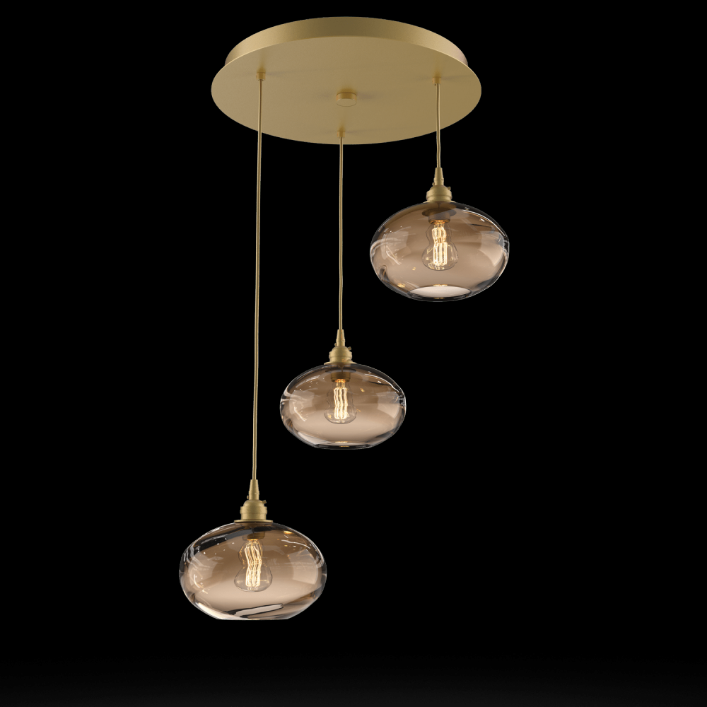 Coppa Round 3pc Multi-Pendant