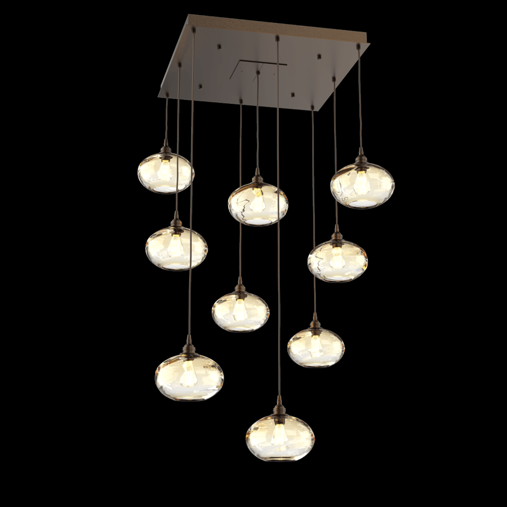 Coppa Square 9pc Multi-Pendant