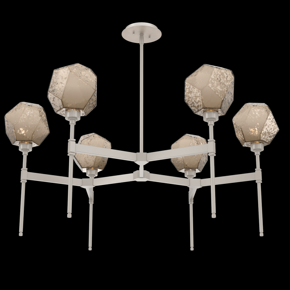 Gem Round Belvedere Chandelier-39-Metallic Beige Silver