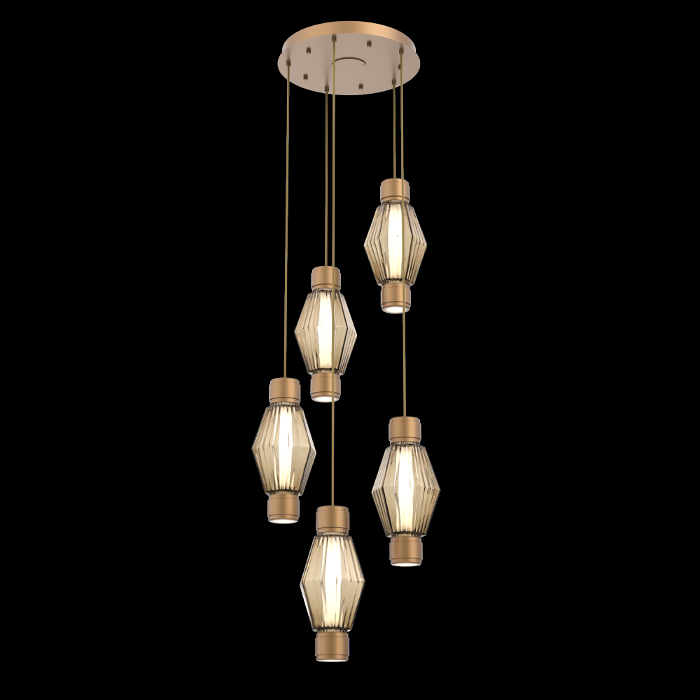 Mandrel Round 5pc Multi-Pendant - Aalto