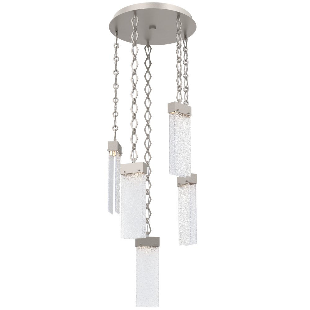 Parallel Round 5pc Multi-Pendant with Chain