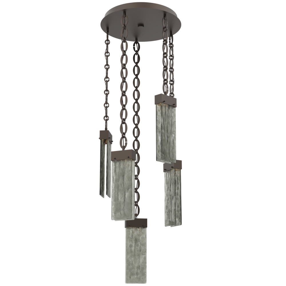 Parallel Round Chain 5pc Multi-Pendant