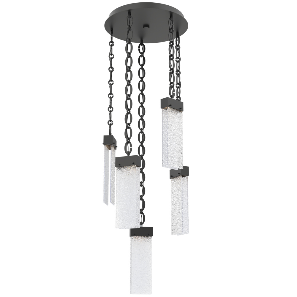 Parallel Round 5pc Multi-Pendant with Chain