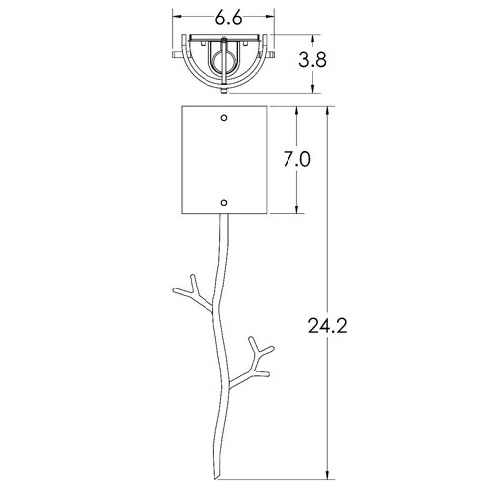 Ironwood Twig Cover Sconce