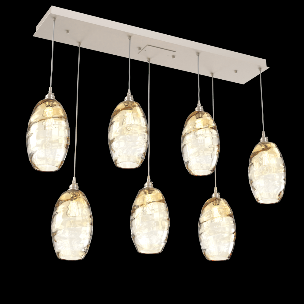 Ellisse Linear 7pc Multi-Pendant