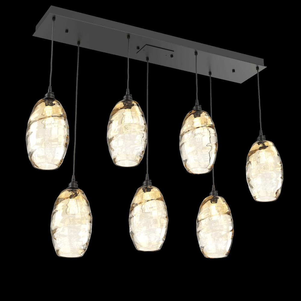 Ellisse Linear 7pc Multi-Pendant