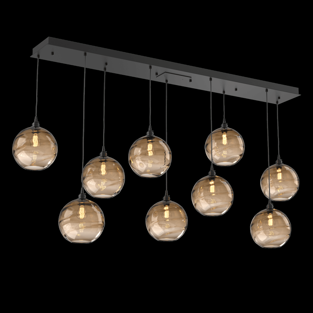 Terra Linear 9pc Multi-Pendant