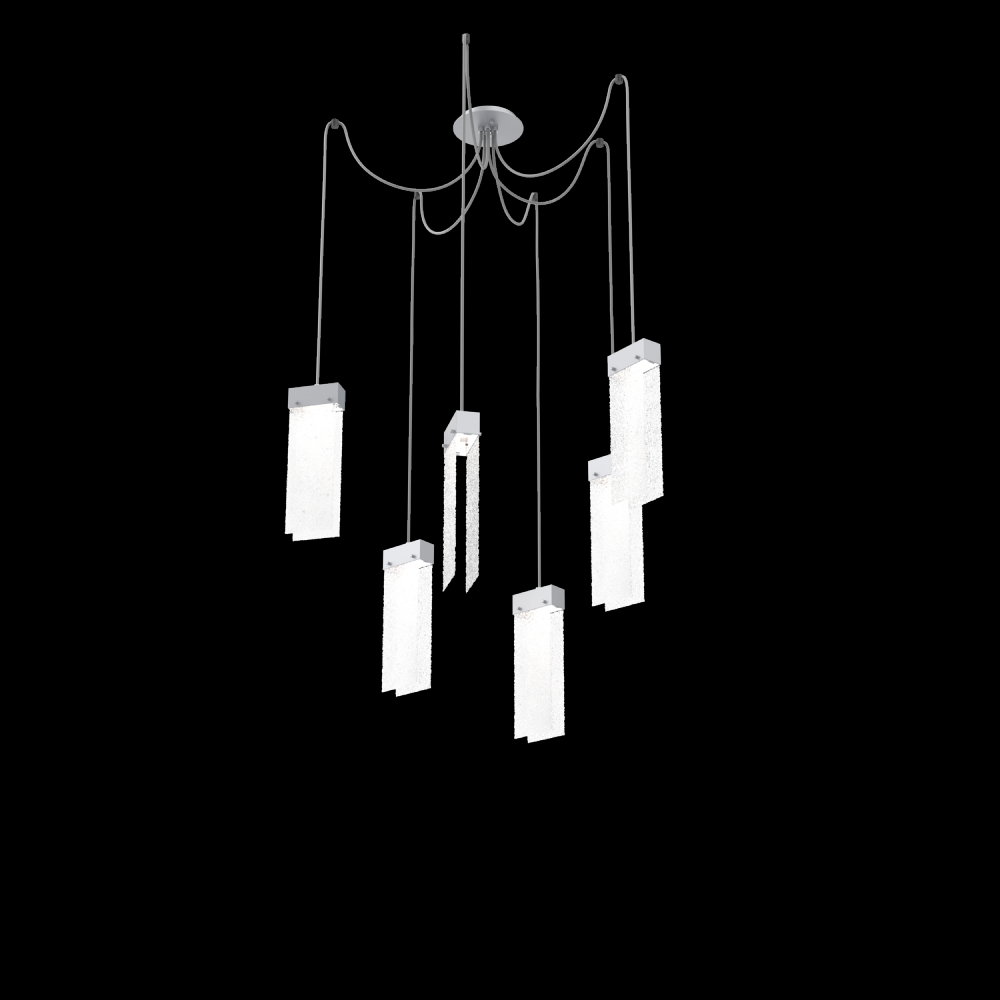 Parallel Round 6pc Swag Multi-Pendant