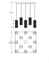 Hammerton CHB0020-09-FB-F-C01-L1 - Downtown Mesh Square Multi-Port-09