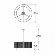 Hammerton CHB0020-31-BS-SH-001-E2 - Downtown Mesh Drum - 31-Inch